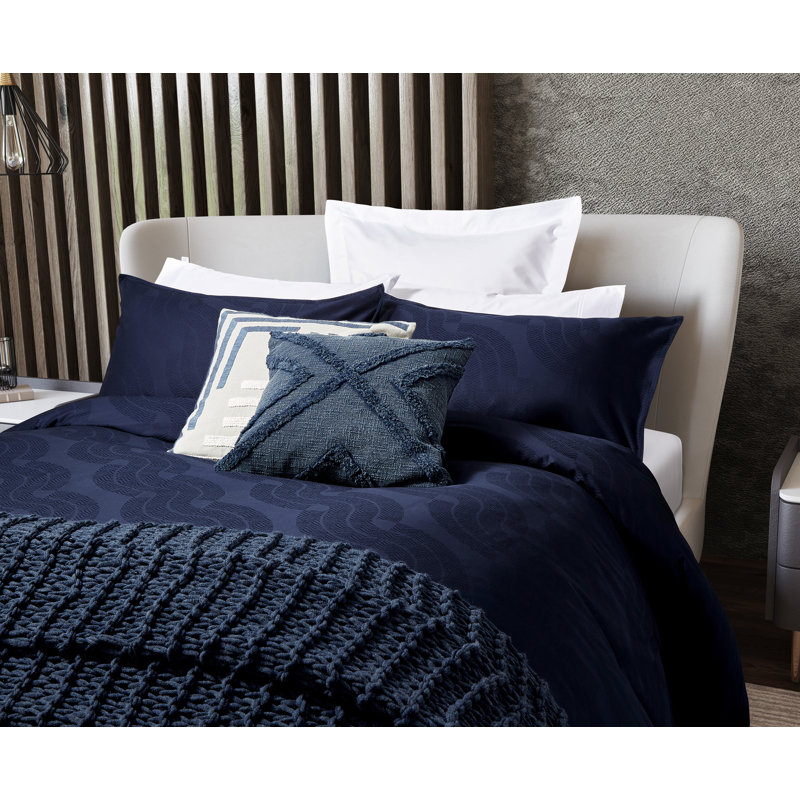 Leilani Cotton Sateen Duvet Cover Orion, Single