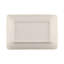 Assiette à dîner rectangulaire en mélamine 10 po Macchiato