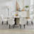 PU Leather Dining Chairs with Pull Ring-1047791400