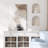Grunge Abstract Paint Stroke Effect " Faded Textured Tan And Gray Color Blocks Abstract Shapes Minimalism Contemporary Nordic Wall Decor "-97558663-97558665