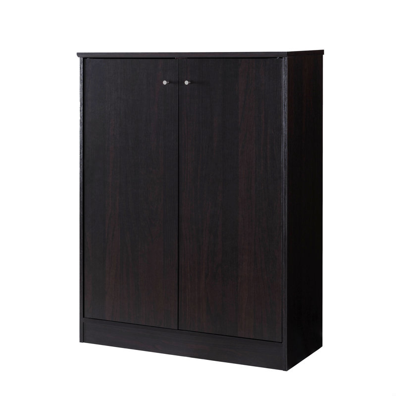 Armoire de rangement pour chaussures Dasheil, Noir, noir, noir, noir