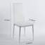 Ensemble de salle à manger 1 + 4,5 pièces, table de salle à manger à pieds en métal Mid-Century pour 4-6 personnes avec plateau en verre, table de salle à manger à piédestal, table basse de loisirs