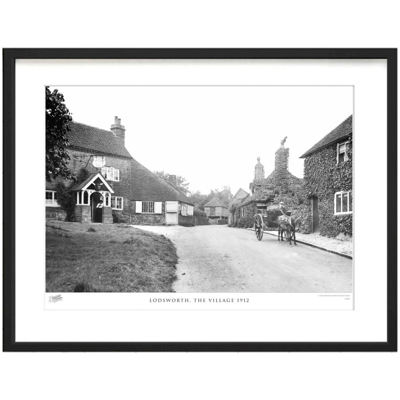 Lodsworth, The Village 1912 by Francis Frith - Single Picture Frame Print, 28cm H x 36cm W x 2.3cm D