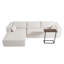 Canapé modulaire en forme de L avec table d'appoint Boneless-1187441125