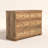 Burkhart 47.2" W 6-Drawer Dresser with Solid Wood Sculpted Base-1315391821