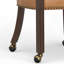 Chaise de salle à manger et de jeu en noyer avec similicuir selle-337878609
