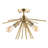 Prudence 3-Light Sputnik Semi Flush Mount-48650908