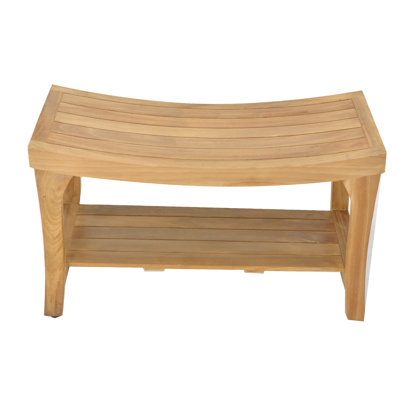 Whipple 30'' W Teak Shower Bench