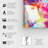 " Abstract Bright Neon Love, Modern & Contemporary Pink " by Oliver Gal-50963897-50963890