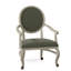 Oakland Upholstered King Louis Back Arm Chair-540448514-540503573