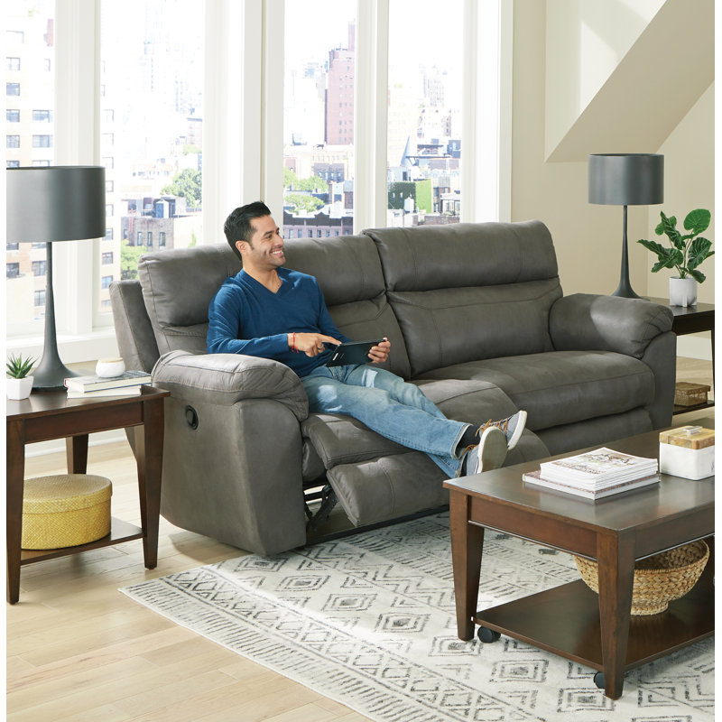 Hudson Yards Upholstered 91'' Reclining Sofa