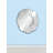 33" Clear Abstract Unframed Accent Mirror