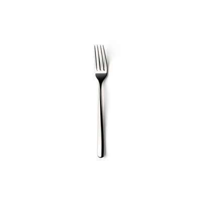 Clista Stainless Steel Salad/Dessert Fork | Silver | 7.2" | 12 Pcs