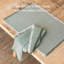over&back Woven Frayed Chambray Placemats, Set of 4-101293263