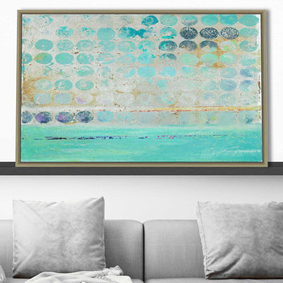 Dots On Silver par - Peinture