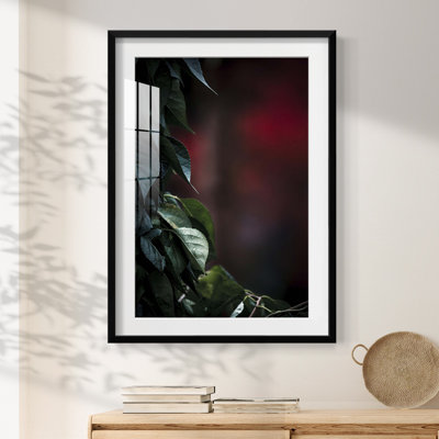Dramatic Foliage I -Framed Print