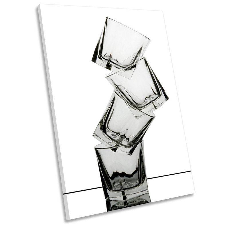 Shot Glasses Kitchen - Wrapped Canvas Print, 45.7cm H x 30.5cm W