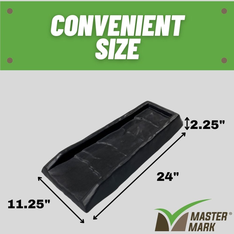 Master Mark Plastics Weather Resistant Plastic Diverter, Black