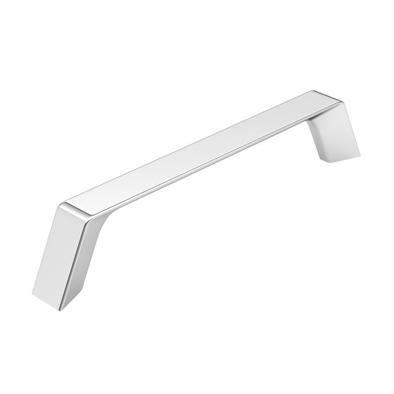 Poignée barre 5 1/16 po en métal, Chrome