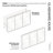 Three Door Steel Frame Square Shape Medicine Cabinet-90628784