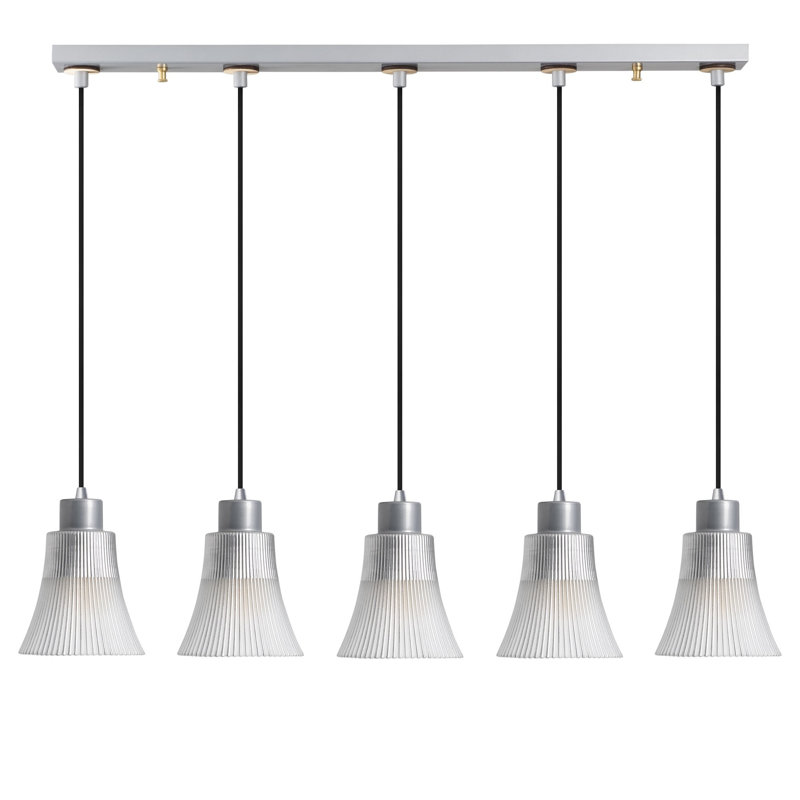 Southam 5 - Light Kitchen Island Pendant, Silver
