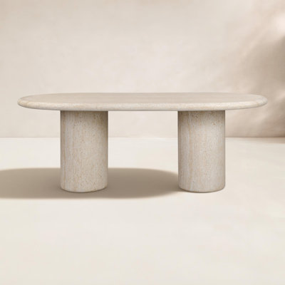 Friedman Shira 78" Concrete Outdoor Dining Table