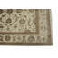 Tapis beige à motif floral Leming