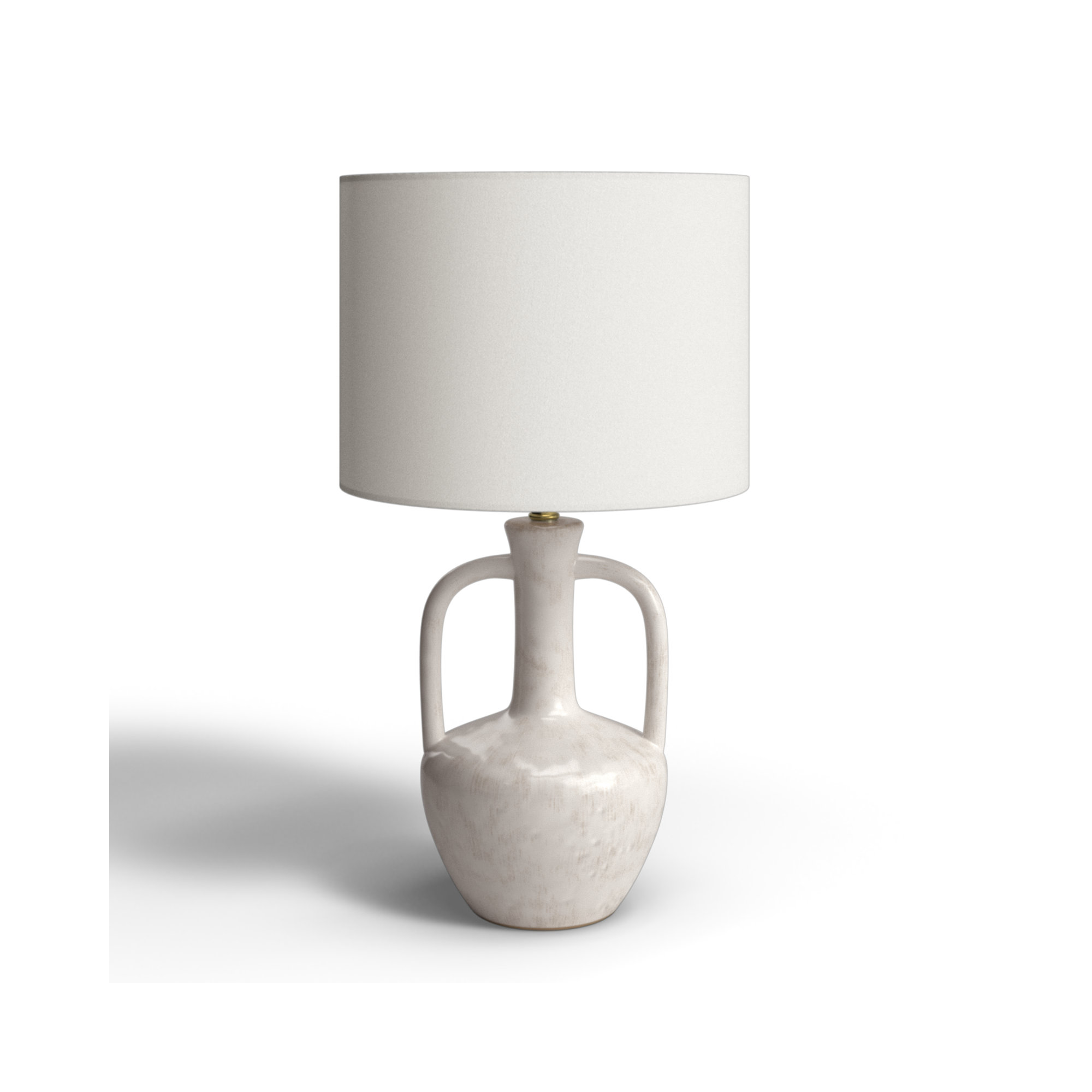 Argentina Ceramic Table Lamp, White