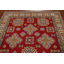 Tapis rouge noué à la main Kazak rouge