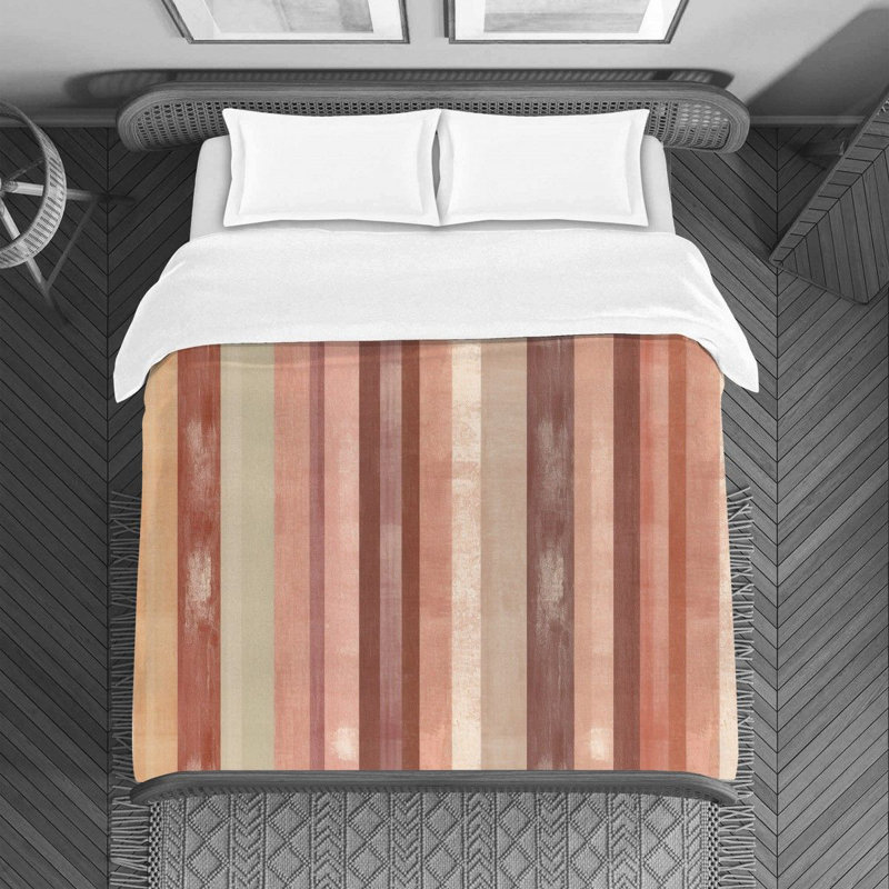 Vertical Stripe Bedding, Twin Duvet Cover