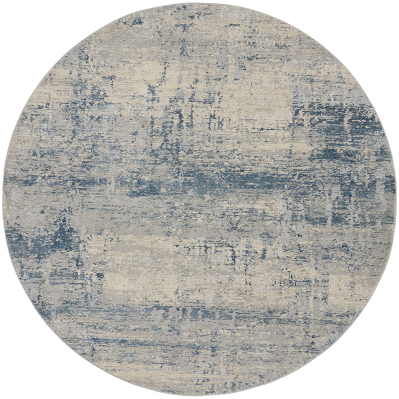 Ariaya Abstract Indoor Rug, Round 7'10"