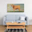 Daisy the Highland Cow - Toile rustique pour la décoration intérieure