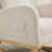 Lace Boucle Upholstered Rocking Chair with Retractable Footrest