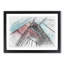 View of the Golden Gate Bridge in San Francisco Sketch - Picture Frame Graphic Art Print-56874909-56874913