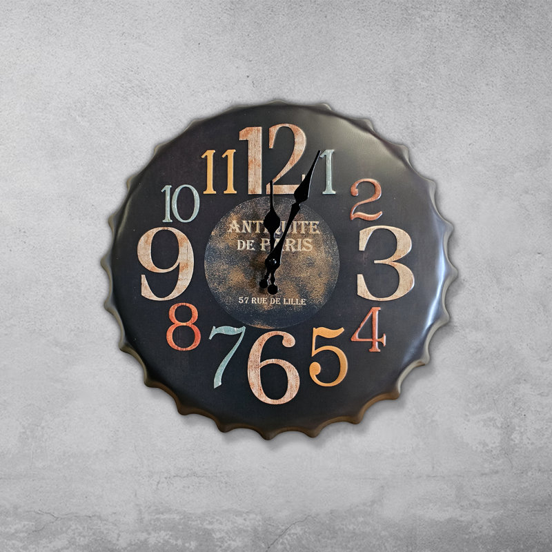 Adheesh Metal Wall Clock