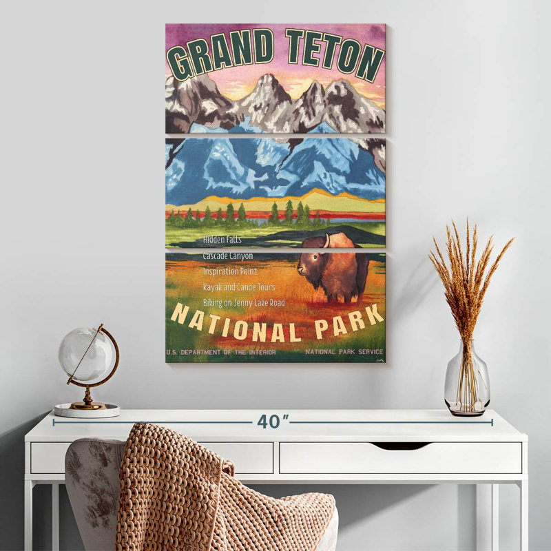 Parc national Grand Teton, H 32 po x l 20 po