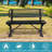 4 FT Outdoor Steel Bench With Backrest For Public Spaces-1775314405-1775314331