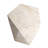 Travertine Stone Finish MgO Side Accent Table