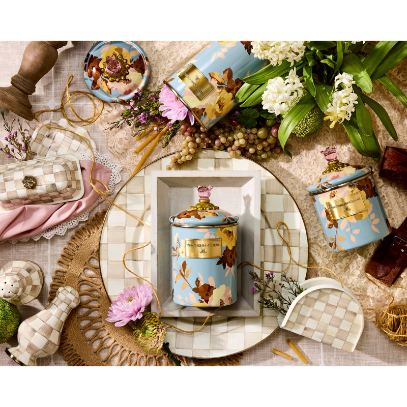 Wild Rose Canister, 64, Slate