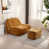 Chenille orange jaunâtre
