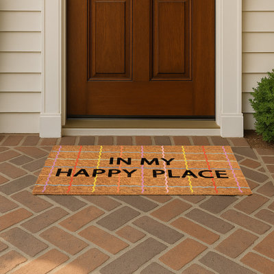 Tapis d'entrée 30 po x 20 po In My Happy Place