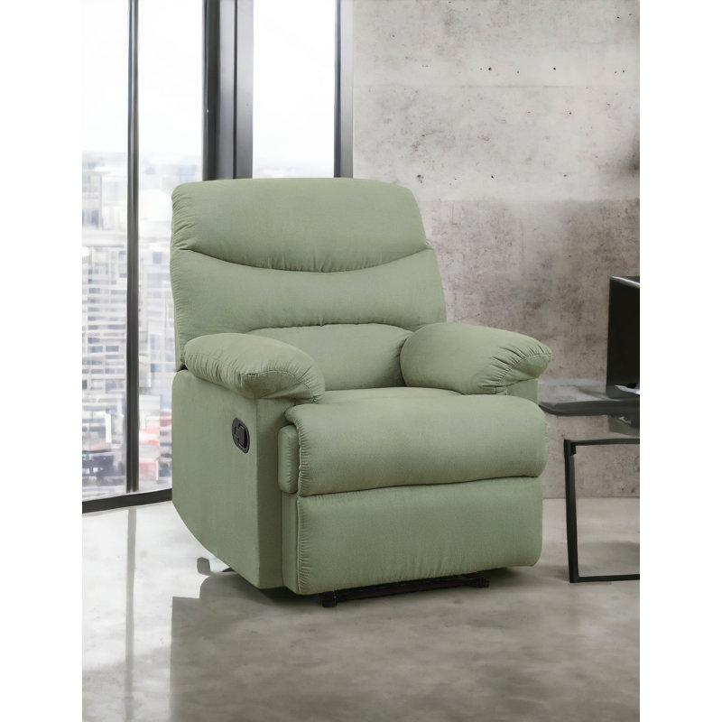 Fauteuil inclinable en microfibre, Microfibre / microsuède sauge