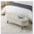 Ottoman Oval Storage Bench,Rubber Wood Legs-1222552662