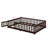 Full Size Floor Bed With Slats And Fence, Solid Wood Montessori Floor Bed With Door And Safety Guardrails For Kids-307831662