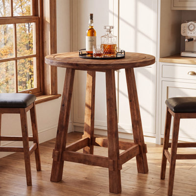80.01cm Solid Wood Home Bar