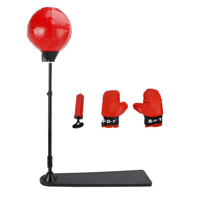 Adjustable Punching Ball Bag Boxing With Gloves