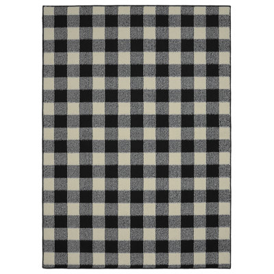 Behr Plaid Indoor Rug