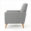 Tissu d'ameublement gris Mid-Century Channel Stitch-2102938425