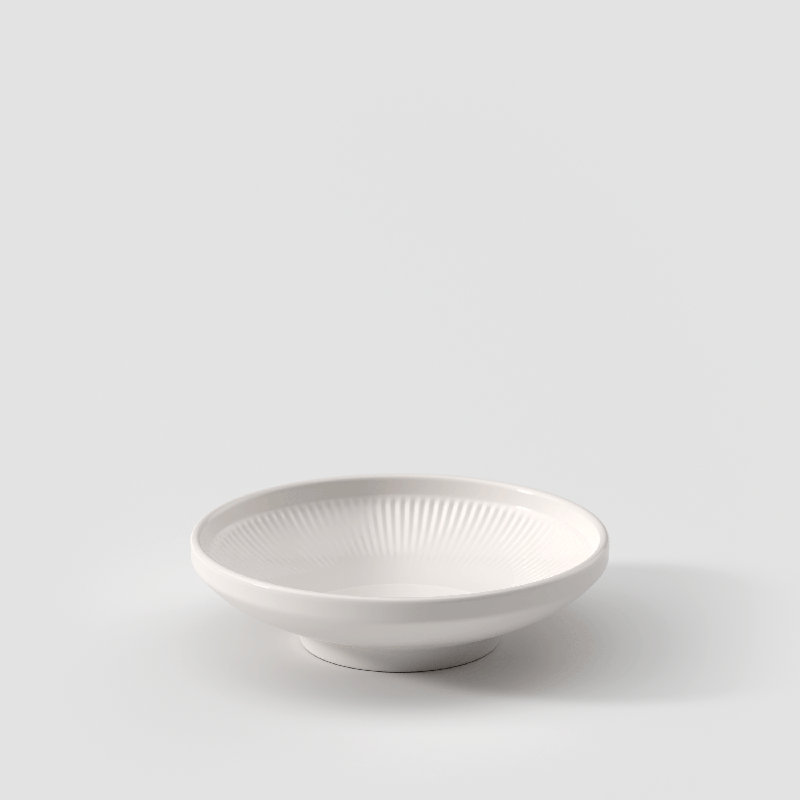 Villeroy & Boch Afina Rice Bowl, Premium Porcelain, Made in Germany, Dishwasher and Microwave Safe, 5 x 5 x 1.25 in, Stackable, White