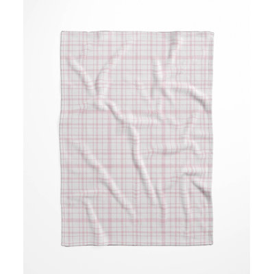 Liz Plaid Velveteen Fleece Blanket